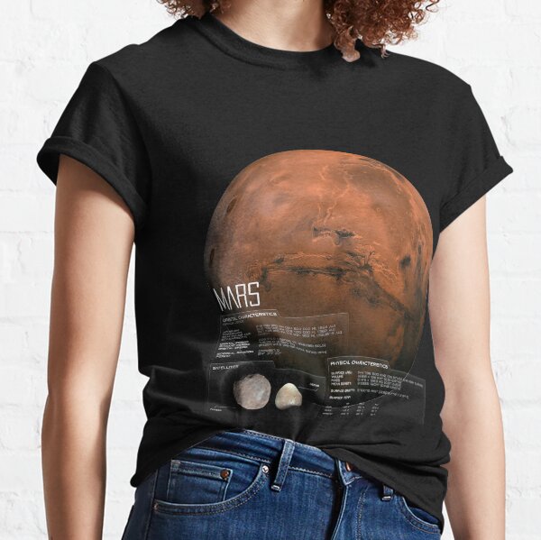 Mars - Planet Info Classic T-Shirt
