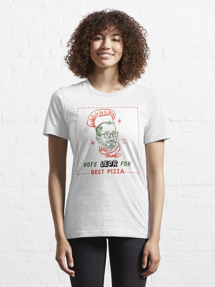 Alternate view of Vote Leor for Best Pizza, Best of Chicago 2019 Essential T-Shirt