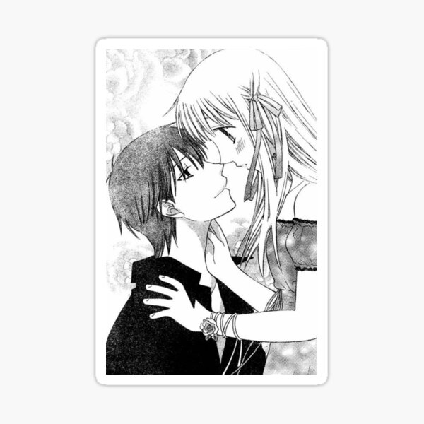 Fruits Basket Kyo and Tohru Sticker kiss and hug Season 3 Holo -   Portugal