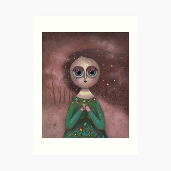 Mother of Fireflies Art Print
