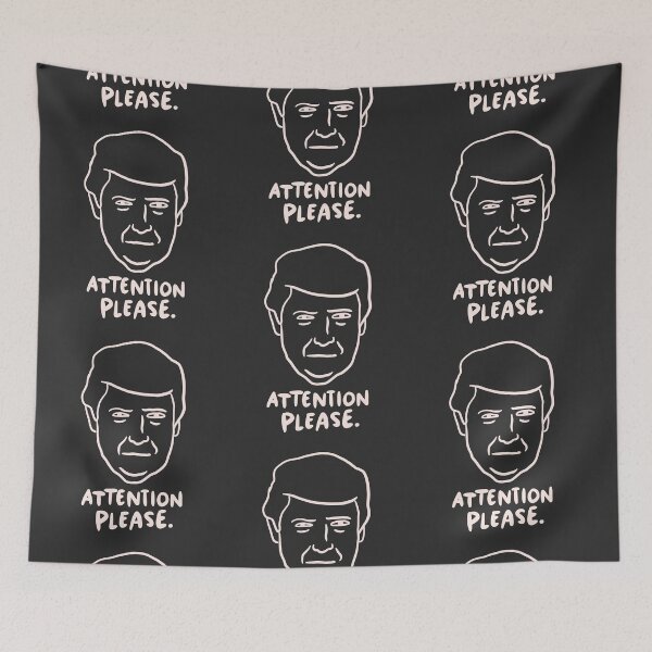 Item preview, Attention Please - Funny Political Comic Style designed and sold by isstgeschichte.