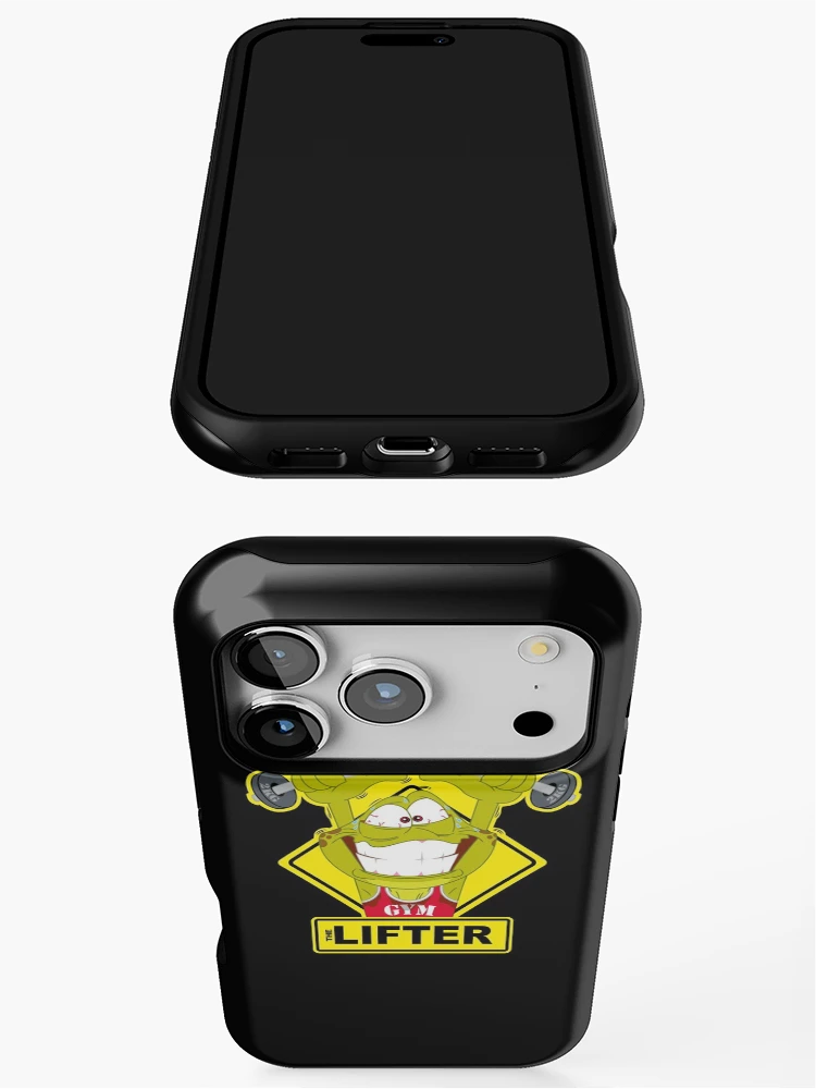Thumbnail 3 of 4, iPhone Case, Toad Rage! THE LIFTER designed and sold by Dion  Summergreene.
