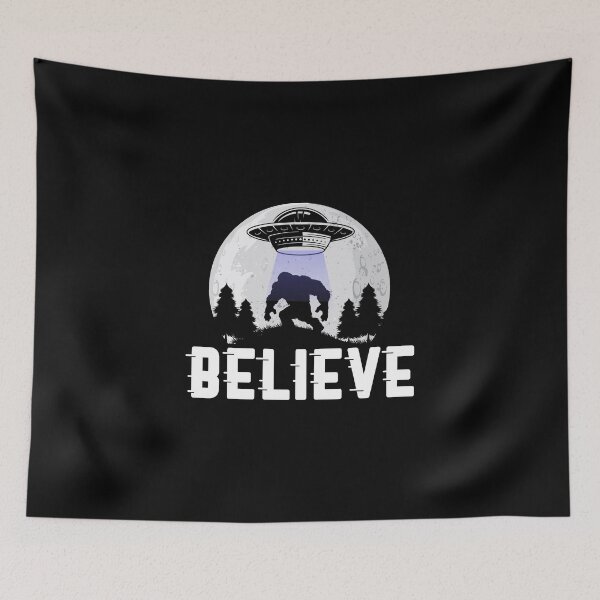 Item preview, Awesome Believe in Aliens Bigfoot & UFOs designed and sold by perfectpresents.