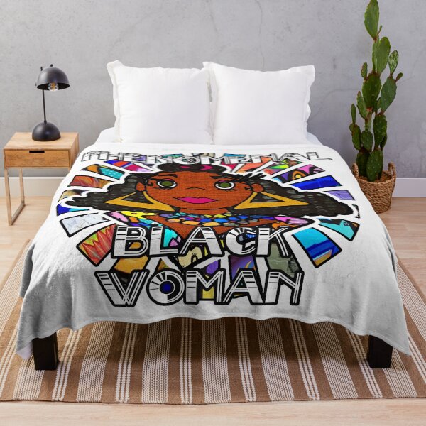 Item preview, Phenomenal Woman Graffiti Black Woman designed and sold by artbyomega.