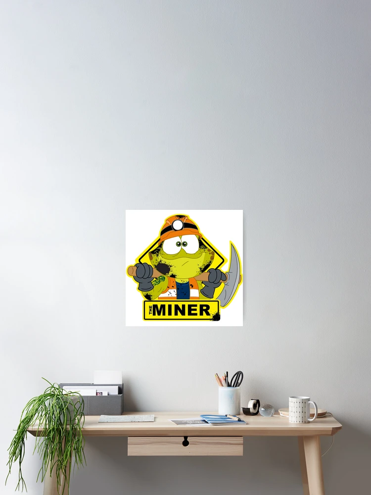 Thumbnail 2 of 3, Poster, Toad Rage! THE MINER designed and sold by Dion Summergreene.