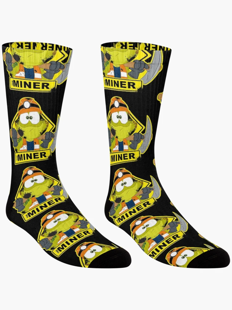 Thumbnail 3 of 5, Socks, Toad Rage! THE MINER designed and sold by Dion Summergreene.