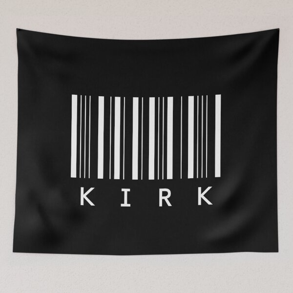 Item preview, Kirk Barcode Text designed and sold by FabloFreshcoBar.