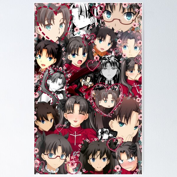 Artikel-Vorschau von Rin Tohsaka Collage, designt und verkauft von Hilderbrandish.