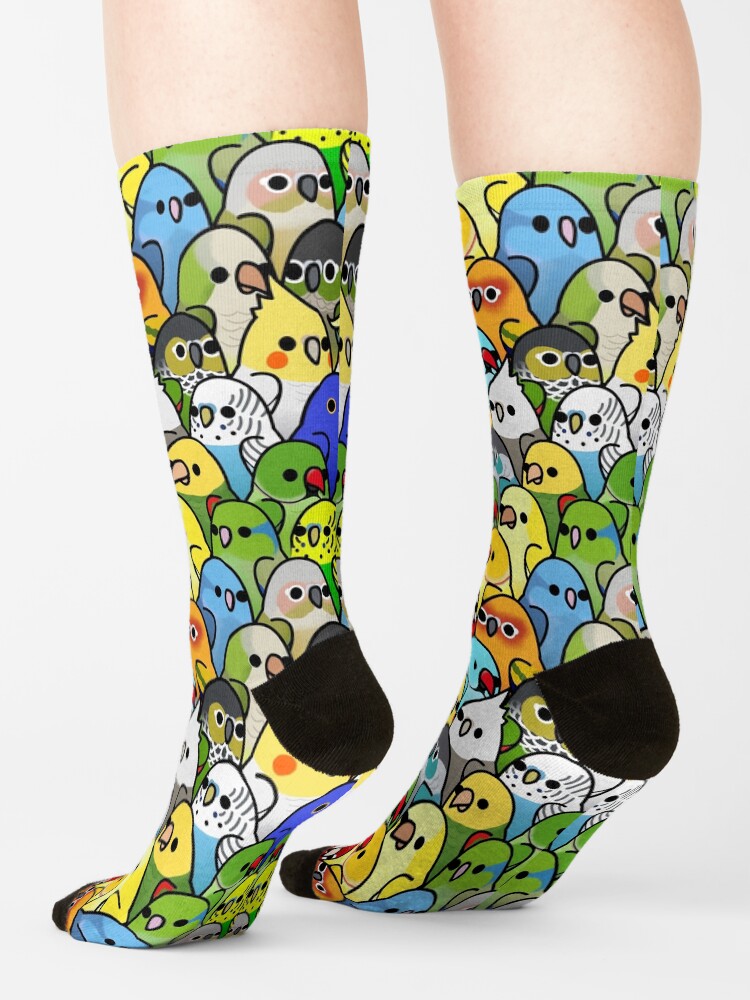 Alternate view of Too Many Birds! Bird Squad Classic Socks