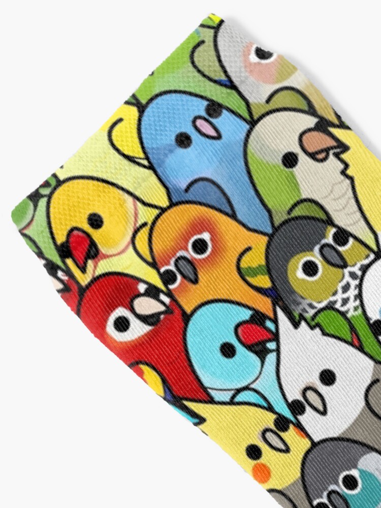 Alternate view of Too Many Birds! Bird Squad Classic Socks