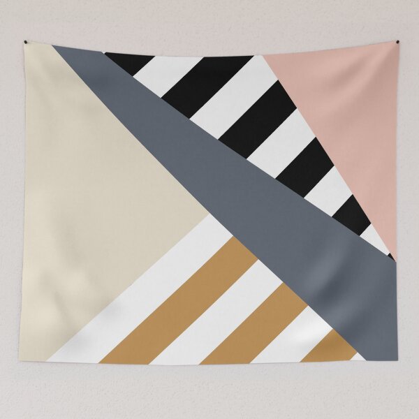 Item preview, Geometric Crossing, Striped Abstract designed and sold by meggydesigns.