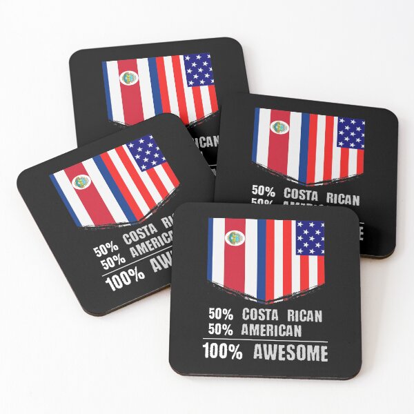 Item preview, 50% Costa Rican 50% American 100% Awesome designed and sold by perfectpresents.