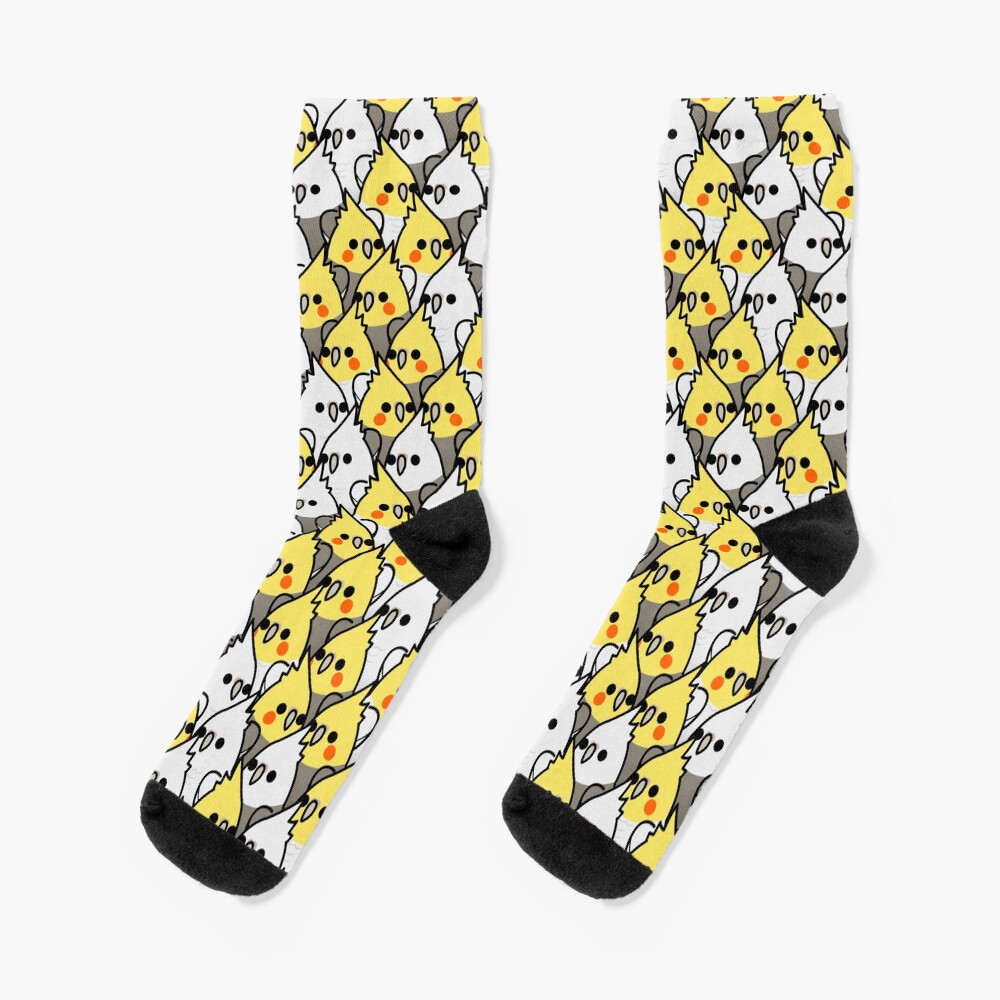 Too Many Birds! - Cockatiel Squad Socks