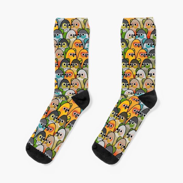 Item preview, Too Many Birds! - Conure Squad designed and sold by MaddeMichael.