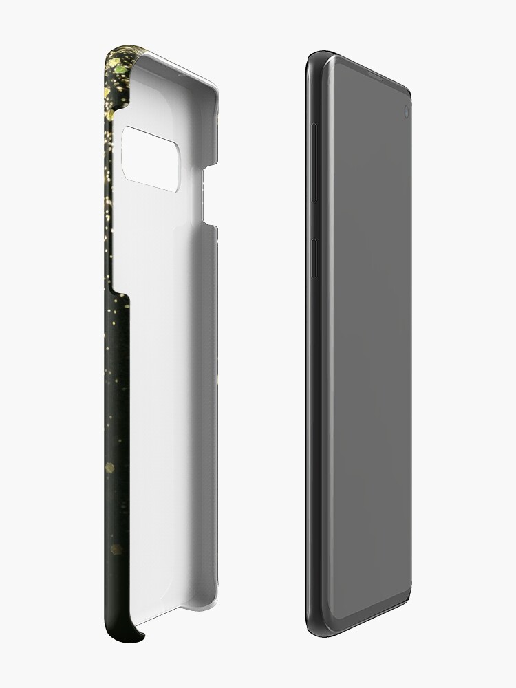 Alternate view of Sparkling Gold Glitter Glam #2 #shiny #decor #art Case & Skin for Samsung Galaxy