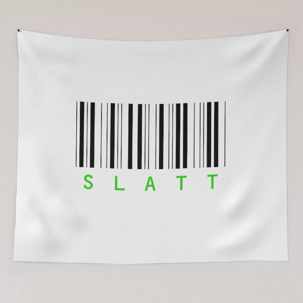 Item preview, SLATT Barcode Black Text designed and sold by FabloFreshcoBar.