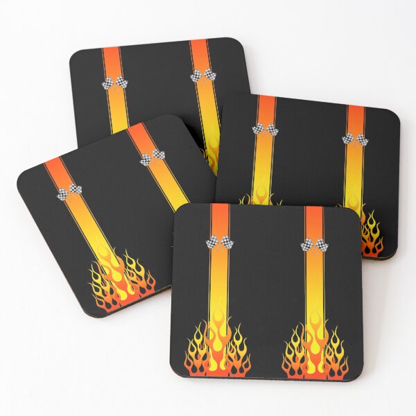 Item preview, Hot Racing Flames Stripes designed and sold by Garaga.