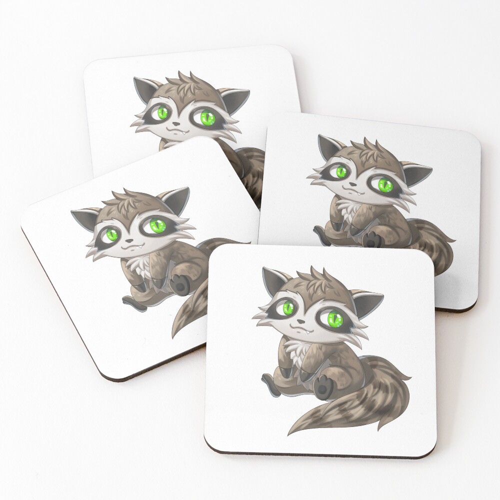 Item preview, Coasters (Set of 4) designed and sold by Rakunio.