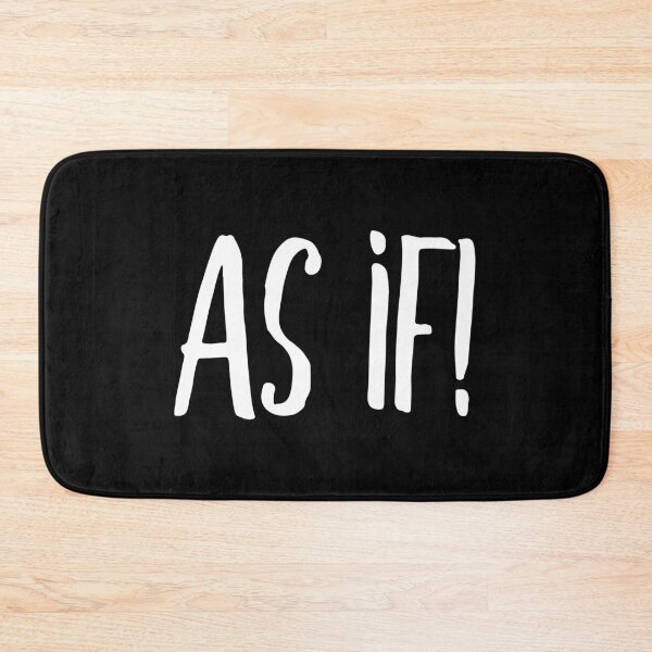 Item preview, As if! (white) designed and sold by didijuca.