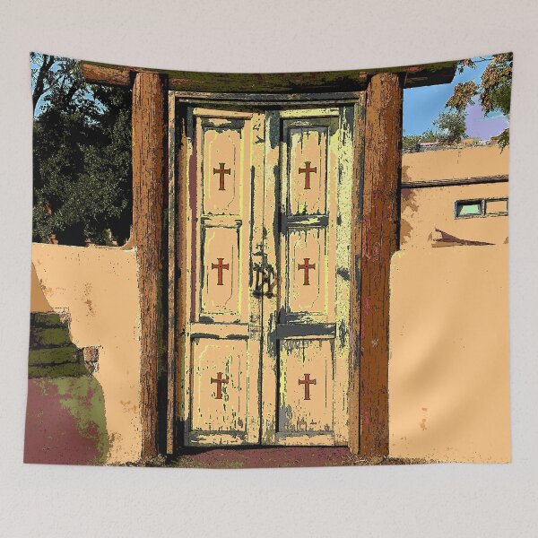 Item preview, Door of the Crosses to Vintage Wines in Old Mesilla, New Mexico designed and sold by William E Lopez.