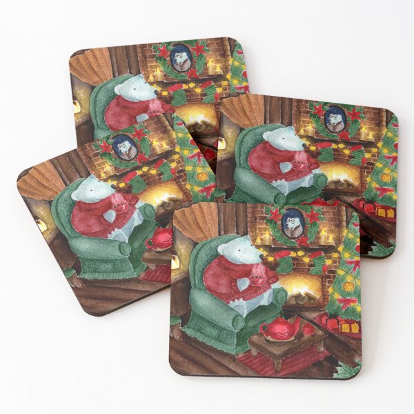 Item preview, Polar bear. Watercolor Christmas art designed and sold by JuliaBadeeva.
