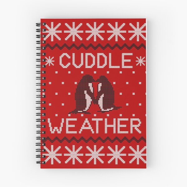 Item preview, Cuddle Weather Penguins Cuddling Ugly Sweater designed and sold by sarahrinouye.