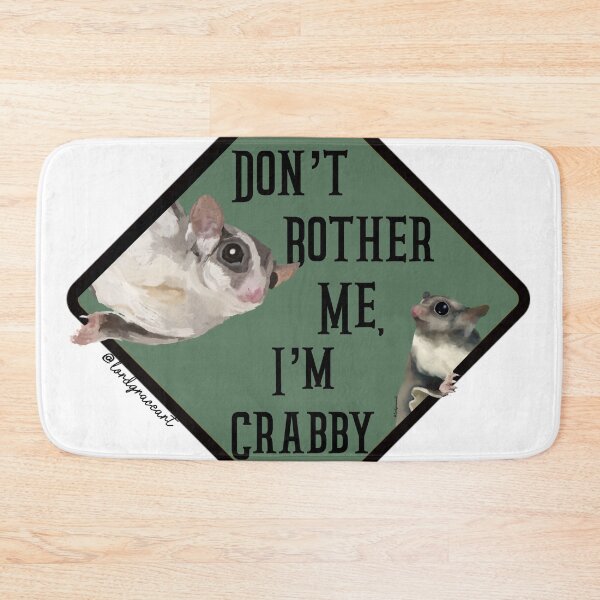 Item preview, Don’t Bother Me I’m Crabby- Green designed and sold by LordGraceArt.