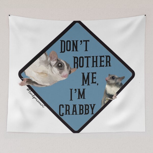 Item preview, Don’t Bother Me I’m Crabby- Blue designed and sold by LordGraceArt.