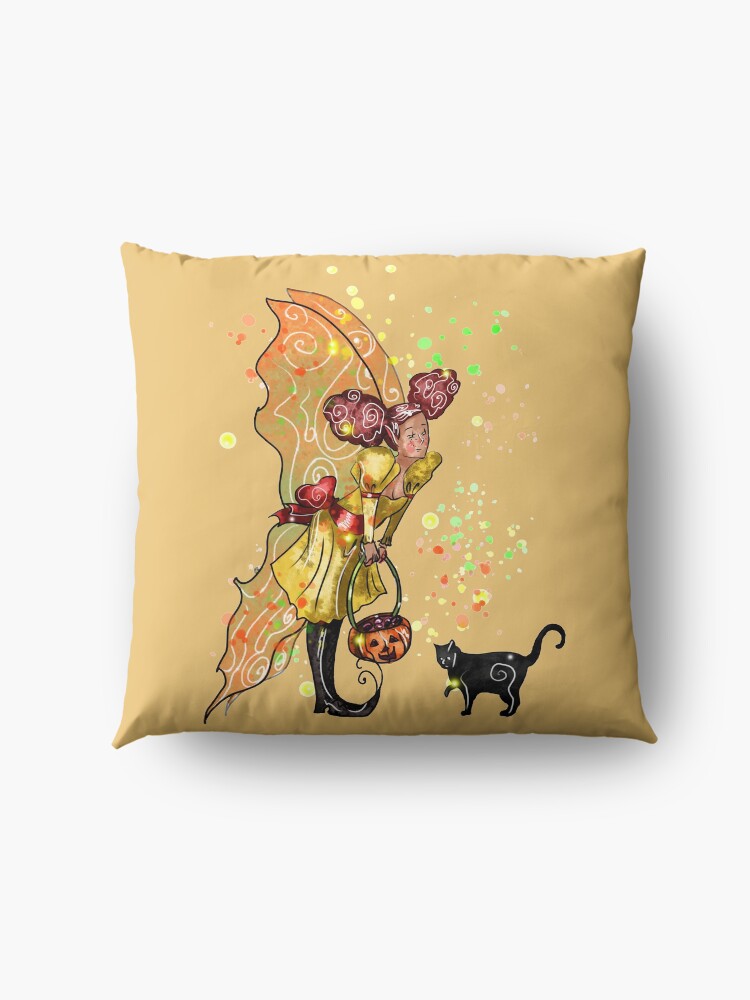 Alternate view of Fairy Trixie-Love The Trick or Treat Fairy™ Floor Pillow