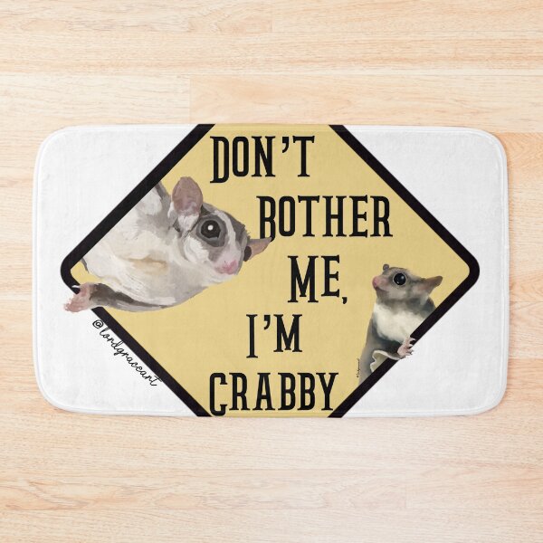 Item preview, Don’t Bother Me I’m Crabby- Pale Yellow designed and sold by LordGraceArt.