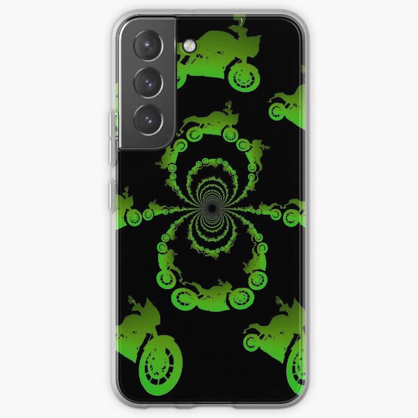Multi bike fractal Samsung Galaxy Soft Case