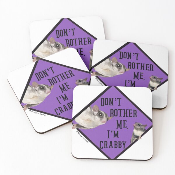 Item preview, Don’t Bother Me I’m Crabby- Purple designed and sold by LordGraceArt.