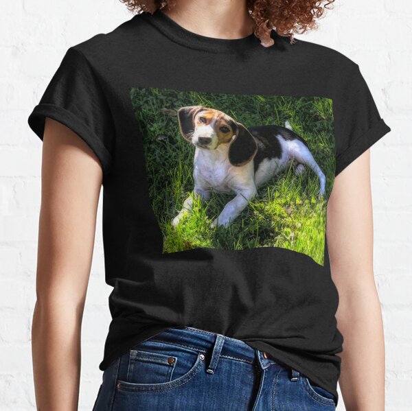Item preview, Cute beagle laying in the grass designed and sold by With My Hands By K.