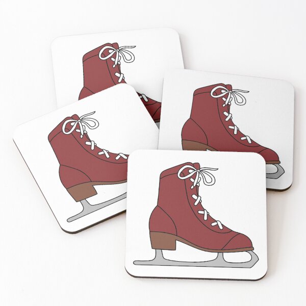 Item preview, Vintage Red Ice Skate designed and sold by elmma design.