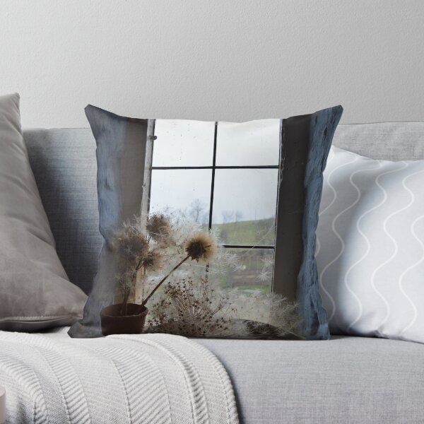 Winter Window Throw Pillow