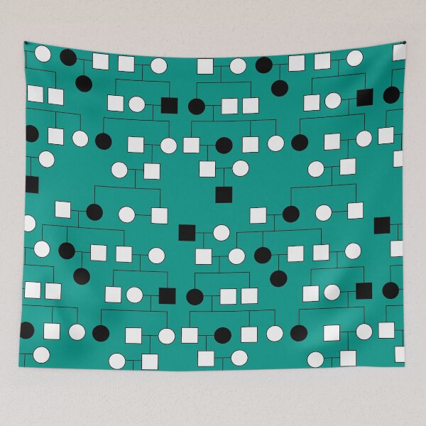 Item preview, Pedigree Analysis - Autosomal Recessive designed and sold by Hodgepodge Bricolage.