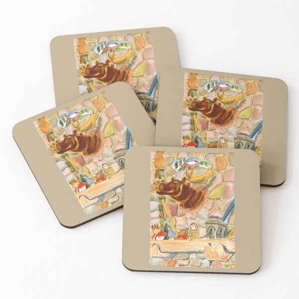 Item preview, Cabin Coffee Wooden Moosehead designed and sold by TrudyFong.