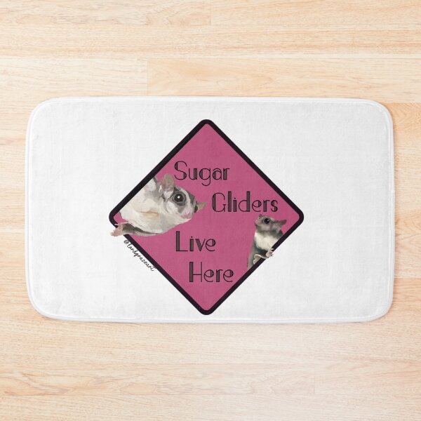Item preview, Sugar Gliders Live Here- Rose Pink  designed and sold by LordGraceArt.