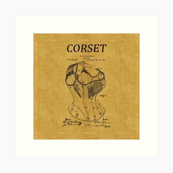 Vintage Corset, Victorian Corset, Corset on Dress Form