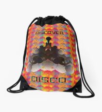 A Trek to Discover DISCO Drawstring Bag