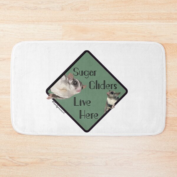 Item preview, Sugar Gliders Live Here- Green  designed and sold by LordGraceArt.