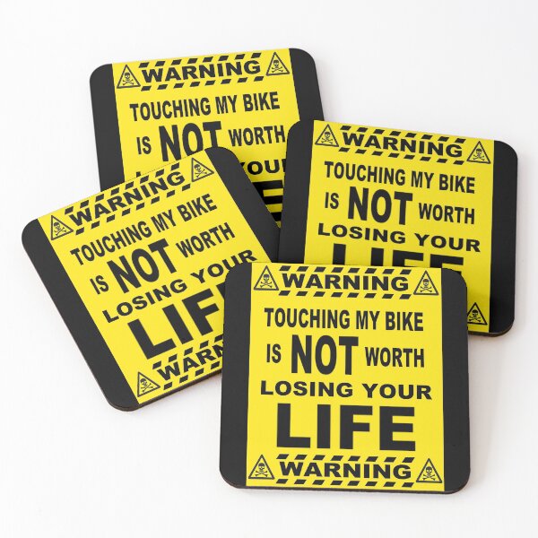 Item preview, Warning - Touching my bike is not worth loosing your life designed and sold by ianearthcore.