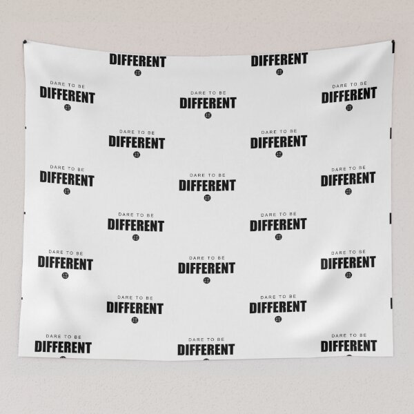 Item preview, Dare To Be DIFFERENT (White) designed and sold by 4wordsmovement.