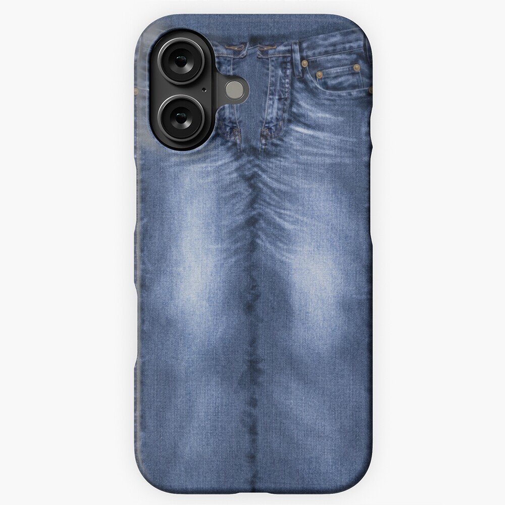 Acid Wash Style Blue Jeans Art Board Print
