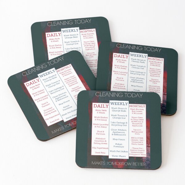 Item preview, Abstract Brushstrokes Housekeeping Guide designed and sold by EvePenman.