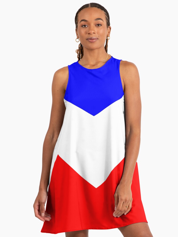 Bleu Blanc Rouge Paris France A-Line Dress