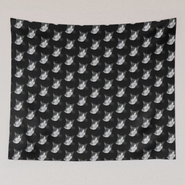 Item preview, Molly the black and white cat designed and sold by cathyscreations.