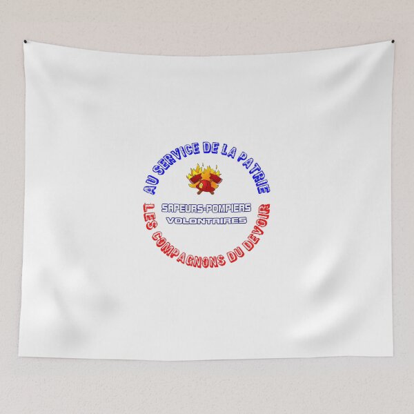 Artikelvorschau, euerwehr-T-Shirt Fun Inspiration - "Zum Dienst des Patrioten SAPEURS-POMPIERS VOLUNTARY VOLUNTARY VOLUNTARY COMPANIES OF THE DUTY". entworfen und verkauft von Ralek.