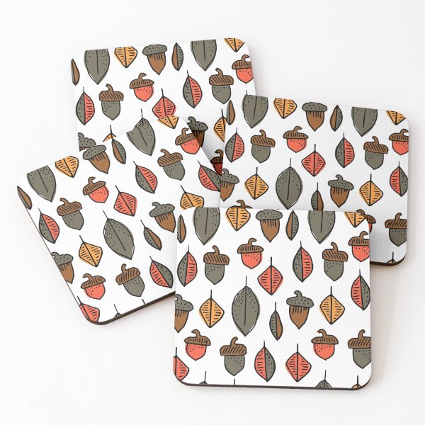 Item preview, Acorns and Leaves designed and sold by inkblotcreative.