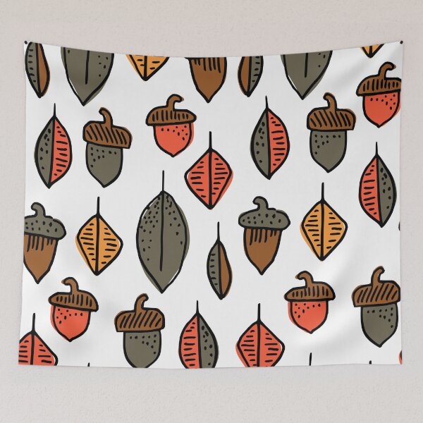 Item preview, Acorns and Leaves designed and sold by inkblotcreative.